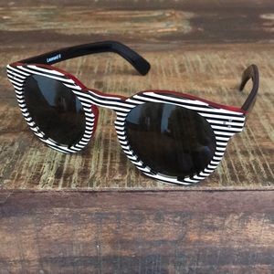Illesteva Leonard II Striped Sunglasses